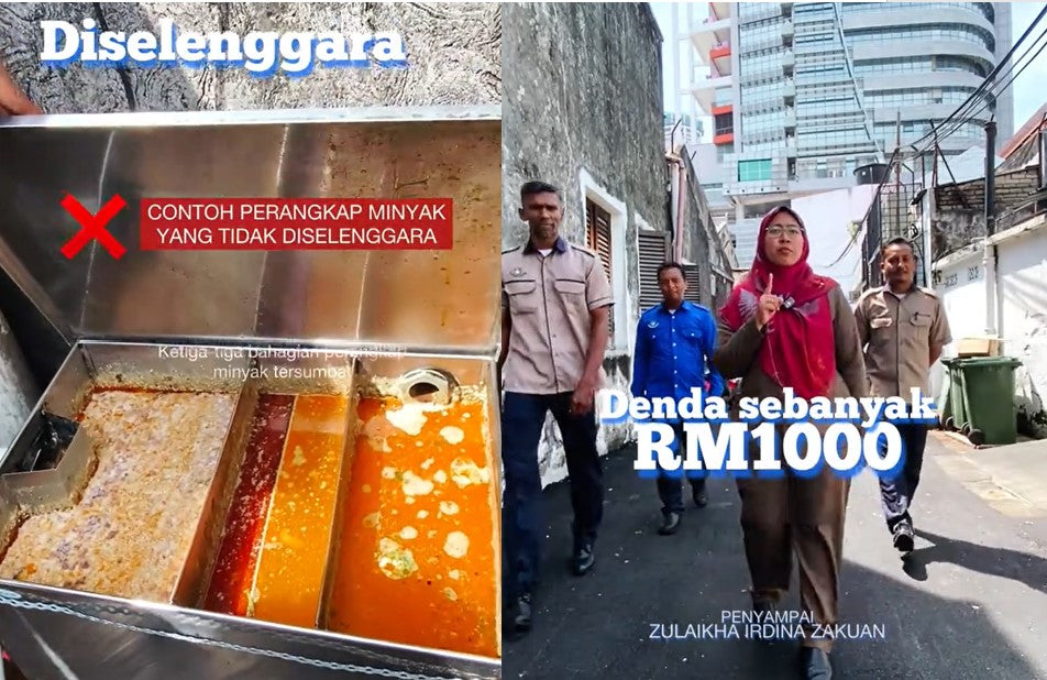 MPPP - Denda RM1000 Jika tidak memasang Perangkap Minyak