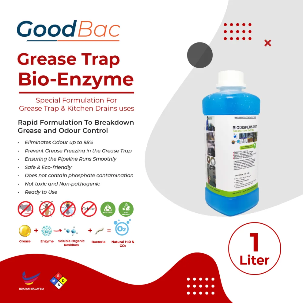 GoodBac Grease Trap Bio-Enzyme 1 Liter