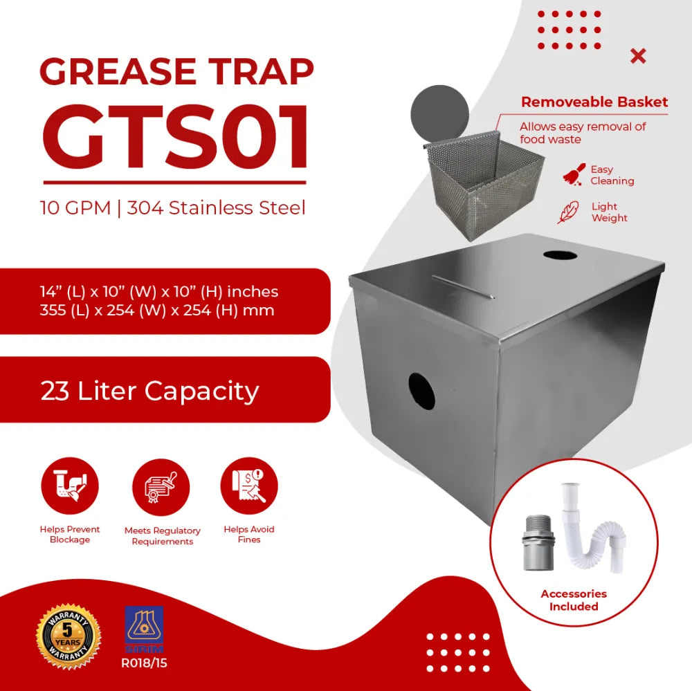 Undersink Grease Trap 