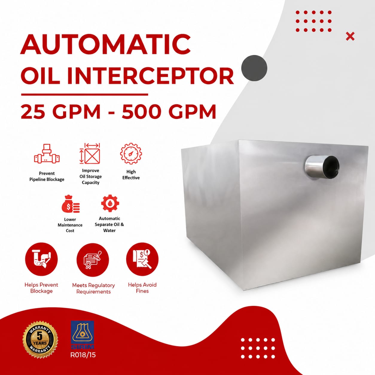 Automatic Oil Interceptor